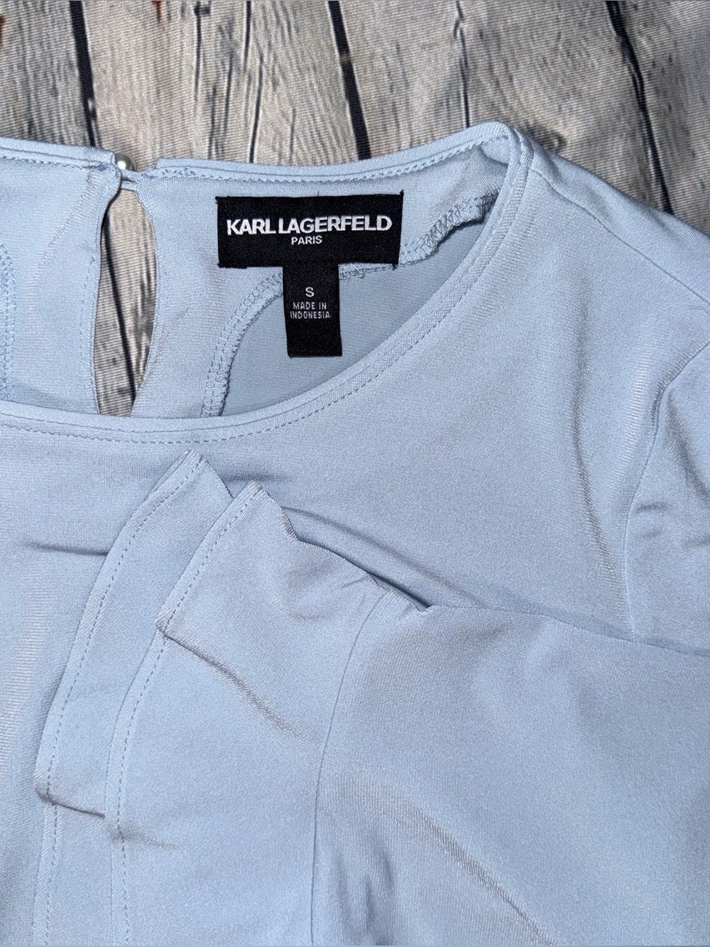 Karl Lagerfeld Bell Sleeve Top - Picture 5 of 5
